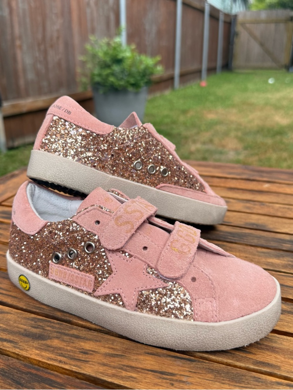 *NEW* Authentic Golden Goose Kids, Old School Glitter Superstar